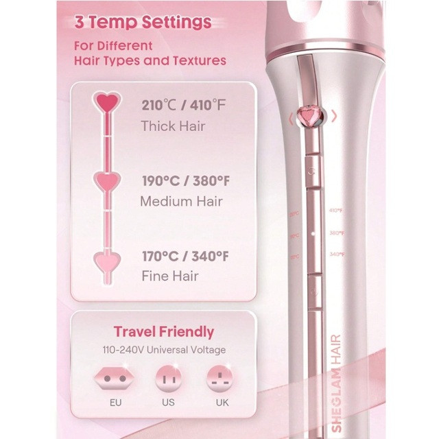فر کننده اتوماتیک شیگلم هیر مدل Cupid's Charm 19mm