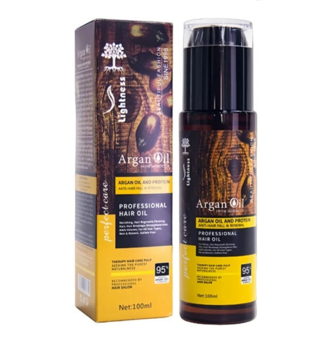 روغن مو ارگان لایتنس ۱۰۰ میل