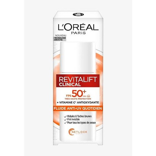 ضدآفتاب فلوئیدی رویتالیفت کلینیکال لورال پاریس با SPF 50+