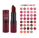 رژ لب جامد مات و مخملی گلدن رز Golden Rose مدل GR Velvet Matte Lipstick