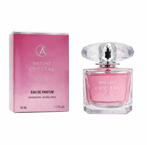 عطر مینی ورساچه برایت کریستال لاکچری آکوآ مدل Bright Crystal حجم 50 میل اورجینال
