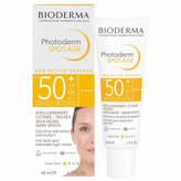 ژل کرم ضد آفتاب بی رنگ Photoderm Spot Age SPF50 بایودرما 40ml