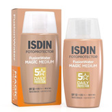 ضد آفتاب رنگی ایزدین ISDIN مدل Fusion Water رنگ medium با SPF50 و حجم 50ml