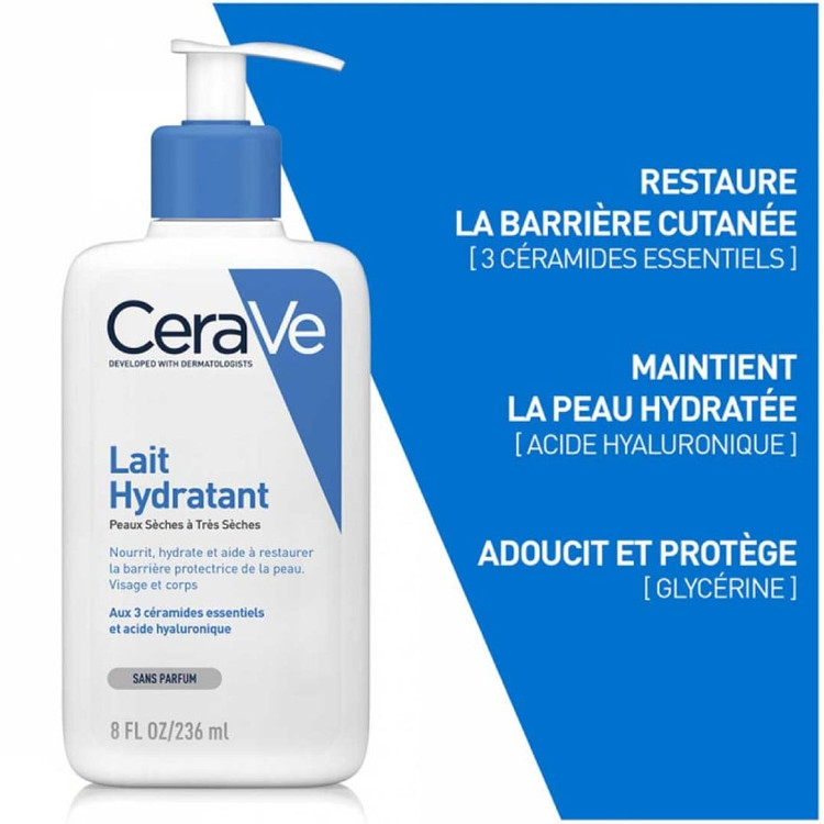 لوسیون آبرسان و مرطوب کننده سراوی Cerave Lait Hydratant
