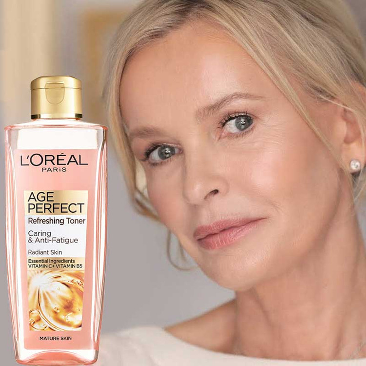 تونر شاداب کننده پوست Age Perfect لورال 200ml