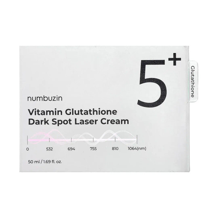 کرم ضد لک لیزری صورت و بدن سری ۵+ نامبوزین Vitamin Glutathione حجم ۵۰ میلی لیتری