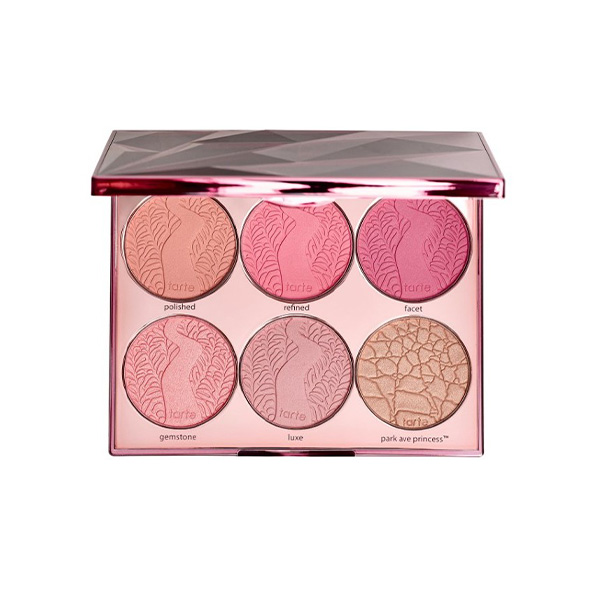 پالت رژگونه و هایلایتر الماسی تارت Tart Precious Gems Amazonian Clay Cheek Palette