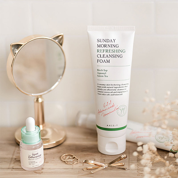 فوم شوینده سان دی مورنینگ اکسیس وای Axis Y Sunday Morning Refreshing Cleansing Foam 120Ml