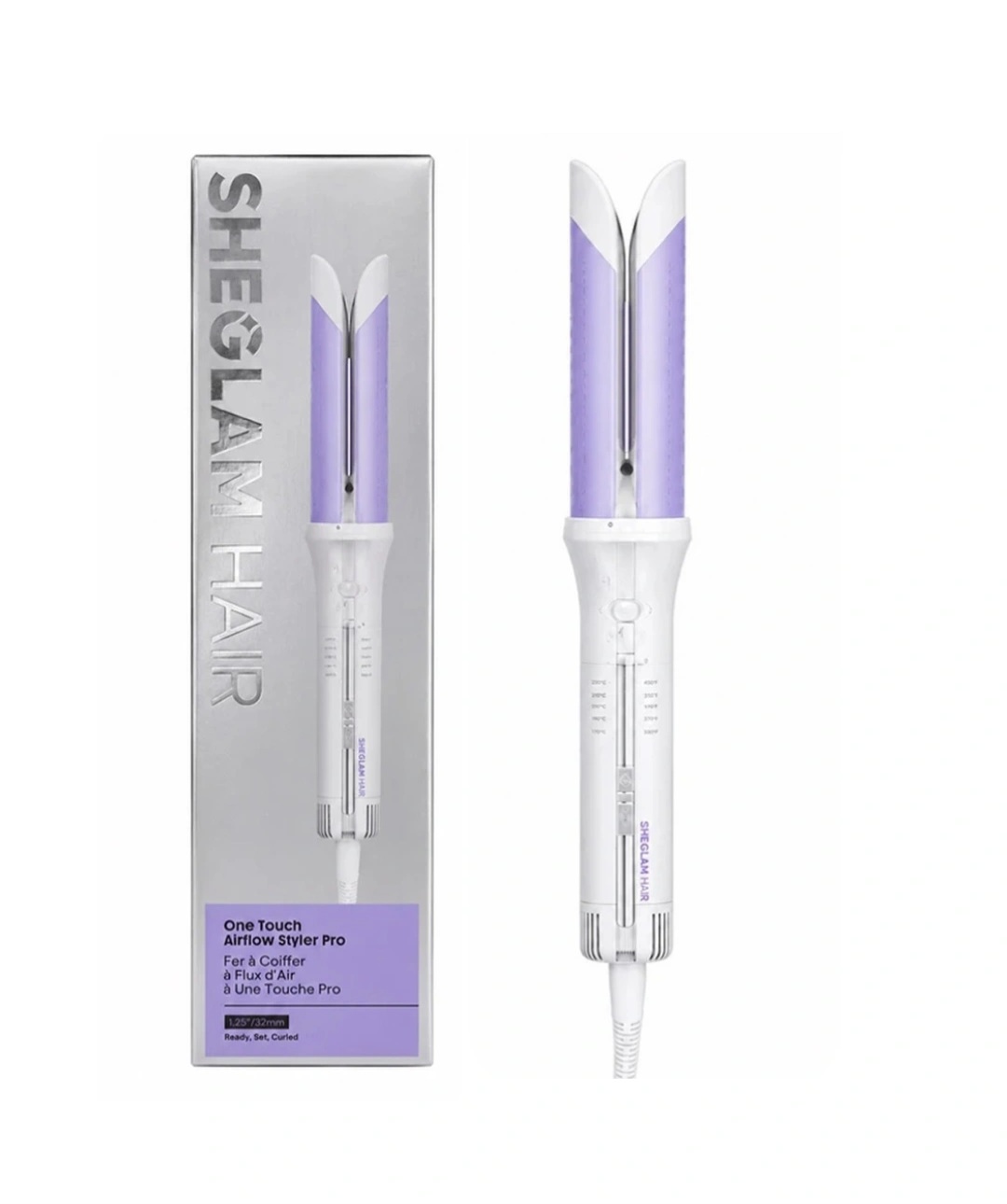 فر کننده و حالت دهنده مو شیگلم هیر مدل One Touch Airflow Styler Pro سایز 25 میلی متر