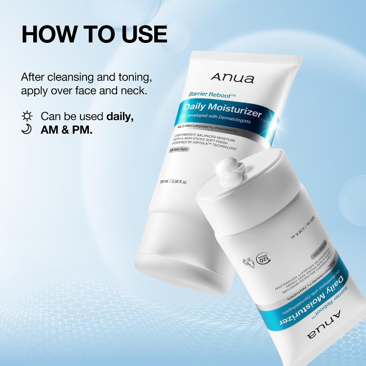 کرم مرطوب کننده روزانه انواع پوست آنوا Anua Daily Moisturizer All Skin Type 100Ml