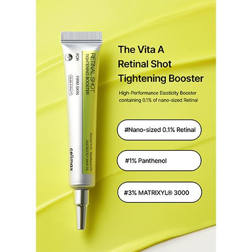 کرم رتینول شات سلیمکس ضد چروک و سفت کننده پوست 15 میل Celimax THE -A Retinal Shot