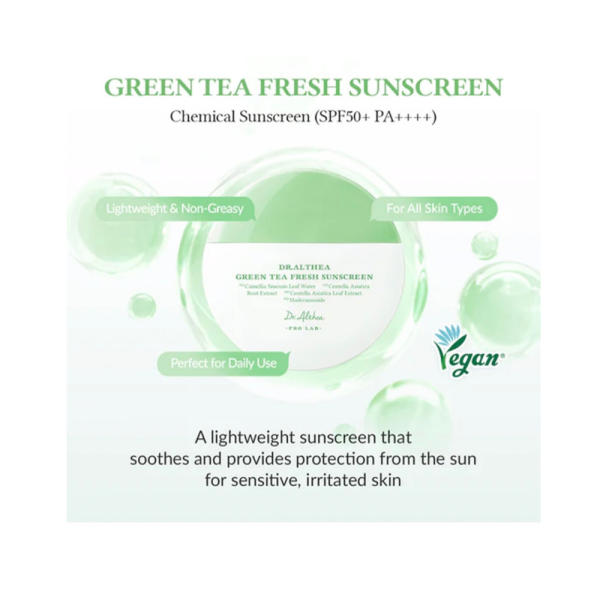 ضدآفتاب چای سبز دکتر آلتیا Dr. Althea Green Tea Fresh Sunscreen